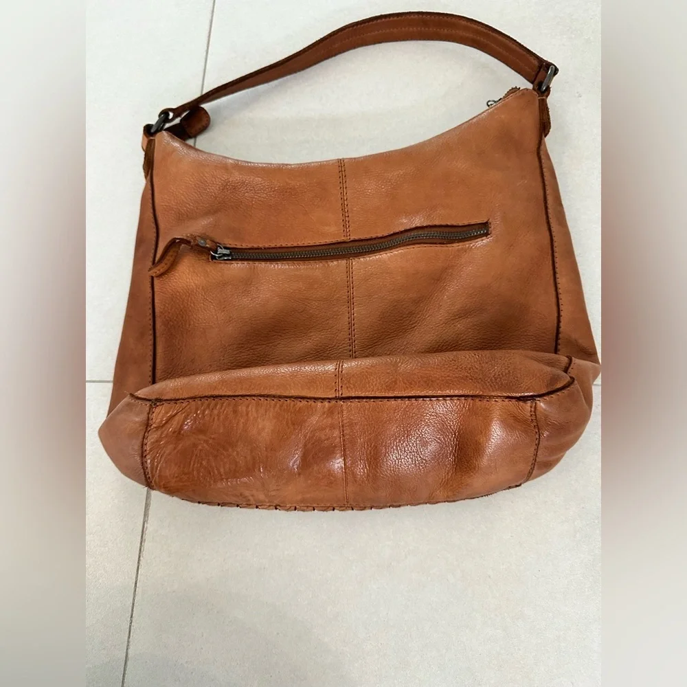 VILENCIA HOLLAND STYLE WOVEN 100% LEATHER BAG